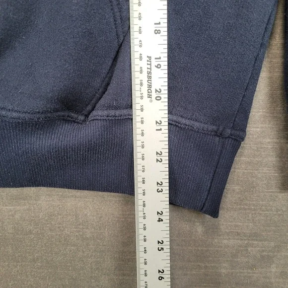 Live For Rugby Ireland Hoodie Navy Blue Quarter Zip Pullover Mens Small - Picture 4 of 6